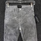 Black Orchid Carmen Jeans Women s 27 Gray High Rise Ankle Fray Skinny Stretch