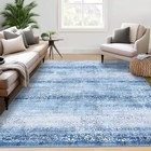  Washable Rugs 8x10 Area Rugs For Living Room Vintage Floral Distressed Large 