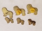 Sheepdog Herding Dog Enamel Hat Lapel Pin Lot 70s Animal Vtg Collection