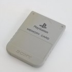 Ps1 Grey Memory Card 15 Scph-1020 Playstation Sony Official Made In Japan