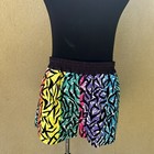 Deadstock Unworn Men   s 80s 1980   s 90s 90   s Rainbow Neon Vintage Swim Trunks L 38
