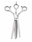 6 0  Ambidextrous Hair Thinning Scissors Japanese J420 Steel Barber Salon Shears