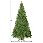 9ft Unlit Hinged Pvc Artificial Christmas Tree Premium Spruce Tree W  2094 Tips