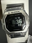 Casio G-shock Gbx100s-1 G-lide Bluetooth Tide Graph Clear Skeleton Watch New