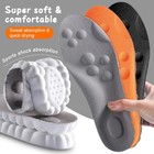 1 2 4 Pairs 4d Memory Cloud Technology Insole - Super Soft  Ultra Comfort Insole