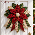 Christmas Quilted Door Hanger Sewing Kit  Diy Patchwork Wreath Kit Choose Style