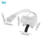 3406107 Dryer Door Switch Assembly Replacement For Whirlpool  Kenmore  Maytag Us