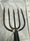 Frog Gig Old Vintage Green Metal Spear Fork Gigging Tool Gigger Marked    hi   