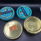 Vintage Tobacco Tins Lot Of 4 Flying Dutchman Dunhill Mixture Borkum Riff Empty