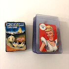 1951 Cinderella Castell Complete 44 Card Set Rules Header Card   Box