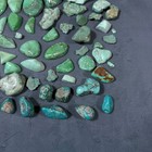 Huge Lot Green blue Turquoise Stone Rough Tumbled  polished 525g