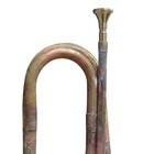 Marching Bugle Blowing Bugle With Mouthpiece Musical Instrument Trumpet Solid