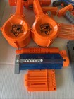 Large Lot Of Nerf Gun Dart Gun Accessories And Attachments N Strike