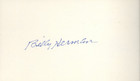 Billy Herman Baseball Hall Of Famer Autographed 3x5 Index Card