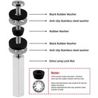 Toilet Seat Screws stainless Steel Toilet Seat Bolts With Long Downlock Nuts