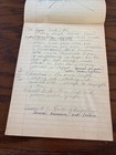 Vintage 70s Fdny Probationary Fireman School Notes 1977 1978 Nyc