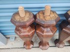 Antique Piano Legs Rosewood Large 23 Inch 1860s Early Square Grand Steinway 
