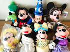Vtg Disney Bean Bag Plush - Mickey Mouse  Minnie Mouse  Goofy - Nwt - You Pick