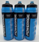 Powerade Paris 2024 Olympics Squeeze Water Bottle 32 Oz   1 Liter  3 Pack Set