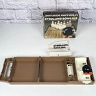 Vintage 1980 Tomy Strolling Bowling Wind Up Ball Portable Table Game Travel Box