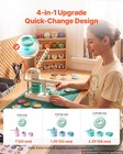 Vevor Button Maker Machine 1  1 25  2 25  Quick-change 500pcs Parts