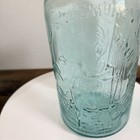 Vintage Chemung Spring Water Embossed Glass Bottle With Native American Design