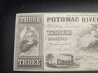 1854  3 Potomac River Bank Georgetown  Dc - Obsolete Note Dc625-15