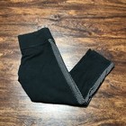 Pink By Victoria s Secret Mesh Trim Black Yoga Capri Leggings Women s Size Xs