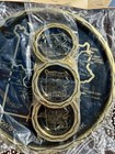 Vintage Nos Yellowstone National Park Souvenir Tray   Coasters Set 