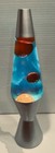The Original Lava Lamp 14 5  Mood Changing Orange red Wax Lava In Lte  Blue Liq