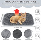 Clysee 2 Pack Self Heating Cat Mat Self Warming Pet Pads Washable Kennel Mat Dog