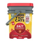  2pack  Purina Tidy Cats 24 7 Clumping Cat Litter  Low Dust  Deodorizing  35 Lb