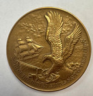 U s  Navy Bicentennial Bronze Commemorative Medal  1975   medallic Art Company 