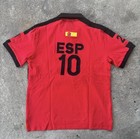 Polo Ralph Lauren Spain Rugby Polo Shirt Mens Size Medium Red Esp 10 Big Pony