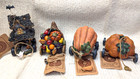 Lot Of 9 Nos Boyd s Bear Resin  Fall   Halloween 4 Pull Toys 1 Light Up 250378g