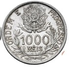 Brazil 1000 Reis 1912  Old World Silver Coin High Grade   5727