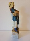 Lionstone Whiskey Ceramic Decanter 1969 Vintage 14  Annie Christmas Empty