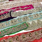 Designer Embroidered Lace Borders     Assorted Saree   Lehenga Crafting Trims Lot