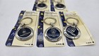 5x Vintage Pontiac Oldsmobile Keychain Made In Usa Round Chrome blue Deadstock