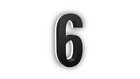 5  Abs-polymer Backlit Led 5000k Illuminated Address Numbers  Modern Look Number