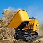 New Mini Hydraulic Tracked Dumper Dumper Rotation 13 5hp 1200 Kg  2646 Lb  Load