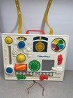 Vtg Fisher Price Activity Center Crib Baby Toddler Busy Board Works 1973 - 1988