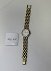 Tissot Stylist K200 White Dial Roman Numeral Goldplated 24mm Ladies    Dress Watch