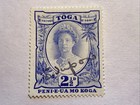 Rare In This Form Tonga Royalty Queen Salote Tupou Iii Autographed Her Stamp