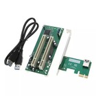 Pci-express Pci-e To Pci Adapter Card Pcie To Dual Pci Slot Expansion Card