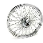 V-factor Chrome 21x2 15 80-spoke Front Wheel 52040