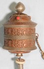 Tibetan Buddhist Hand Spinning Prayer Wheel  Handheld