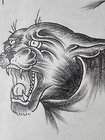 Original 1980s Hand Drawn  Vintage Traditional Tattoo Flash Production Sheet 23
