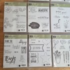 Stampin  Up Sets Mixed Themes Lot Of 10 Rubber Crafting Unused  7