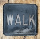 Pedestrian Crosswalk Bundle- Walk dont Walk Glass Lens   Button Panel To Cross